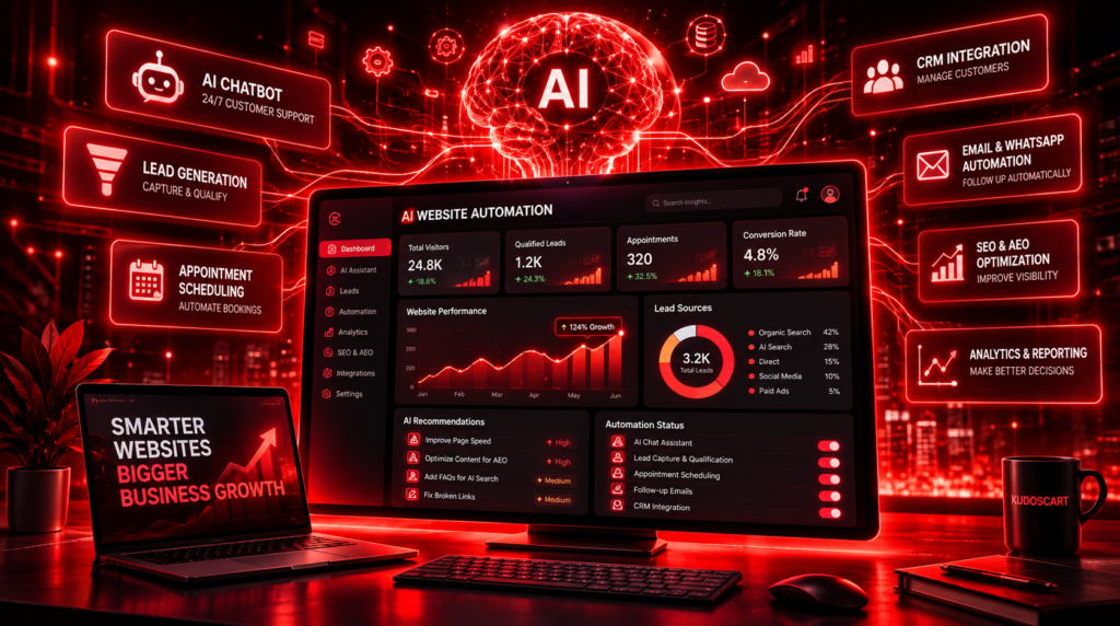 AI-powered website automation for business growth